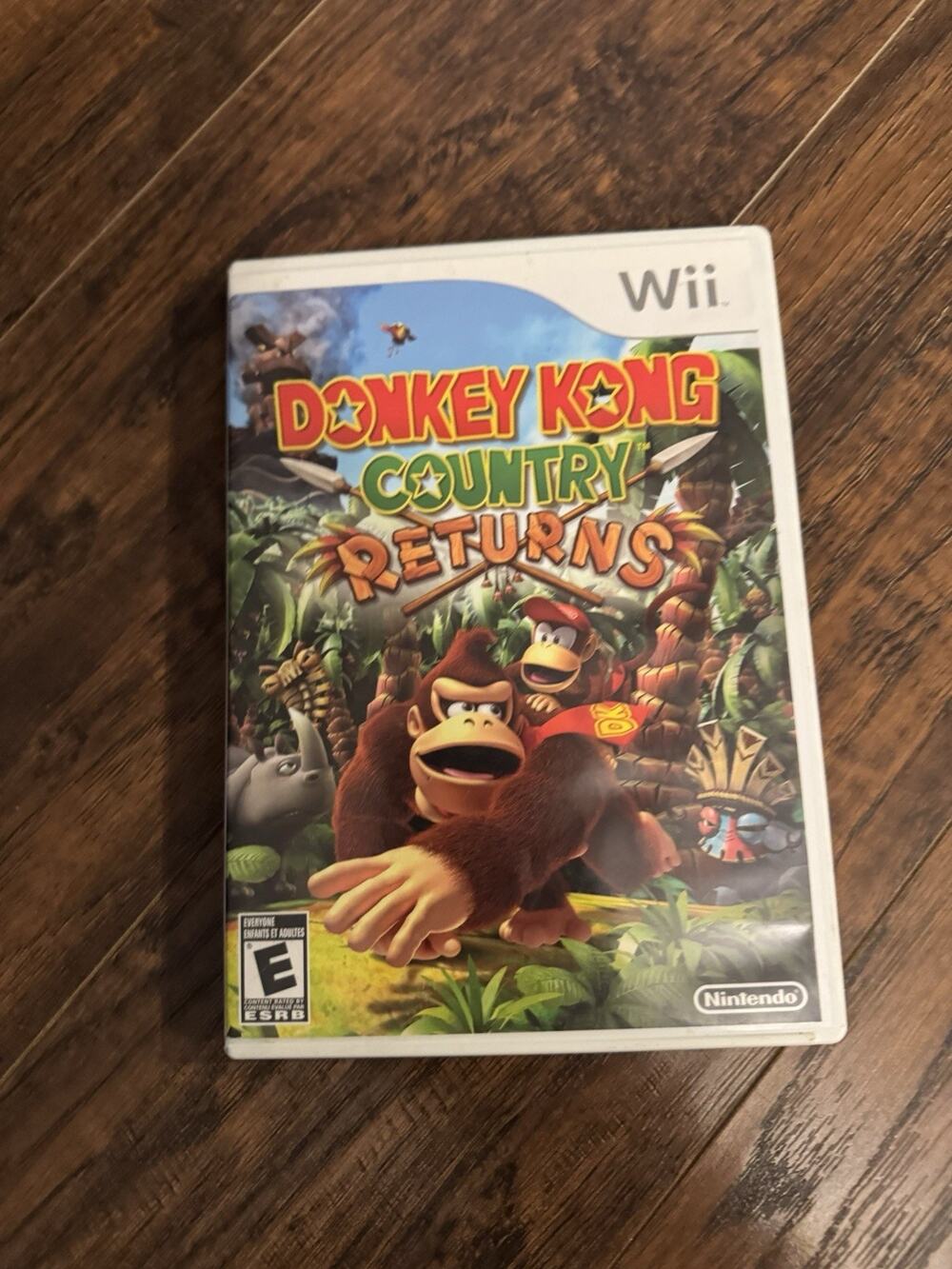 Nintendo Donkey Kong Country Returns Wii w/ Manual 2010 *COMPLETE, CIB*